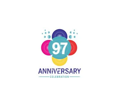 Basic Commemoration Plan of gold variety beautification Anniversary Logo Stock Illustration