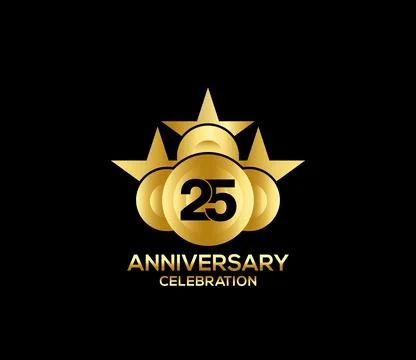 Basic Commemoration Plan of gold variety beautification Anniversary Logo イラスト素材