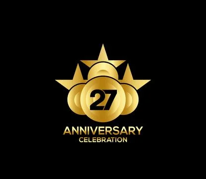 Basic Commemoration Plan of gold variety beautification Anniversary Logo イラスト素材