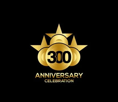 Basic Commemoration Plan of gold variety beautification Anniversary Logo イラスト素材