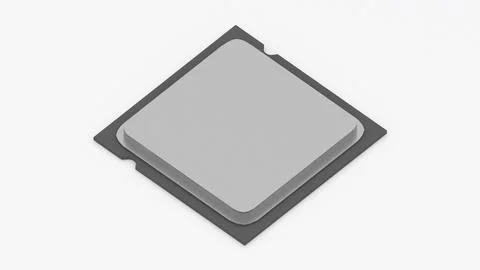 Basic computer equipment parts, isometric ,ic components, capacitor ,3d ren.. 스톡 일러스트