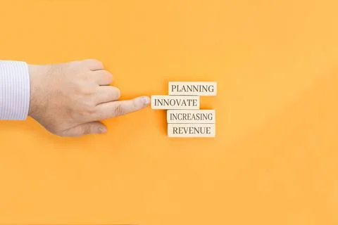 Basic concepts of business strategy Stock Photos