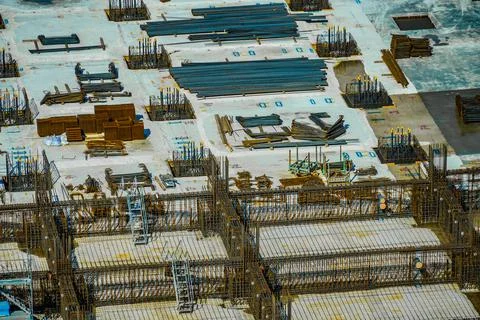 Basic construction of construction sites 스톡 사진