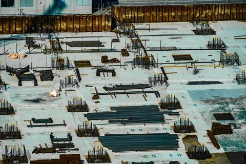 Basic construction of construction sites Stock Photos