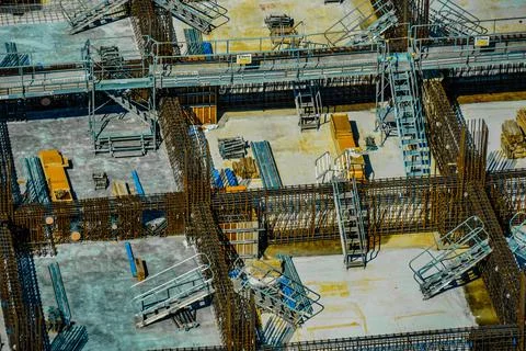 Basic construction of construction sites Stock Photos