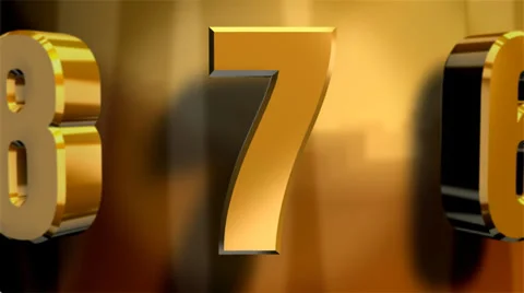 Basic Countdown Stock Footage 30800812