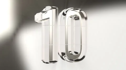 Basic Countdown Stock Footage 30990677