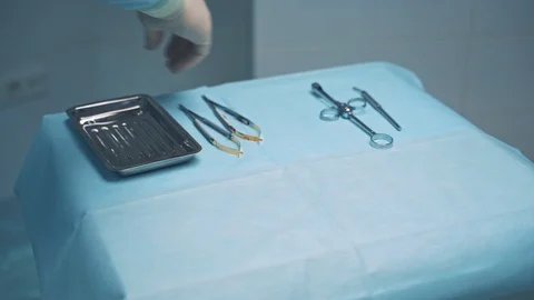 Basic dentist tools Stock Footage 107715916