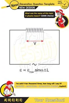 Basic electric circuit experiment Stock Illustration