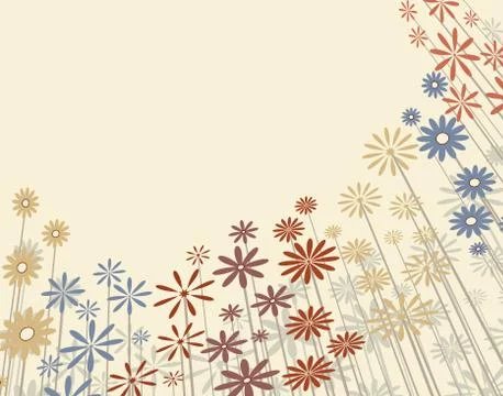 Basic flowers Stock Illustration