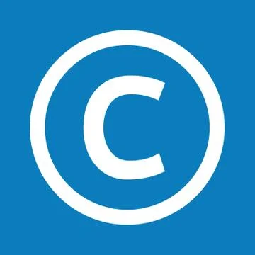 Basic font for letter C icon Illustration design Ilustración de archivo