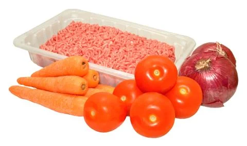 Basic Food Groceries Stock Photos