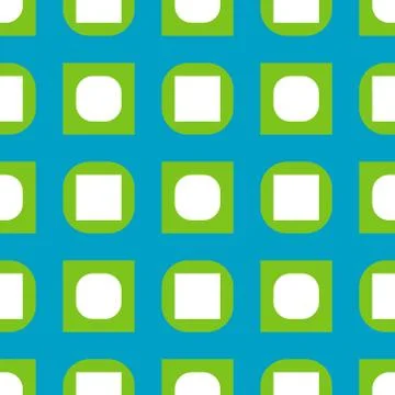 Basic Form Seamless Pattern With Rectangle Stock Illustration