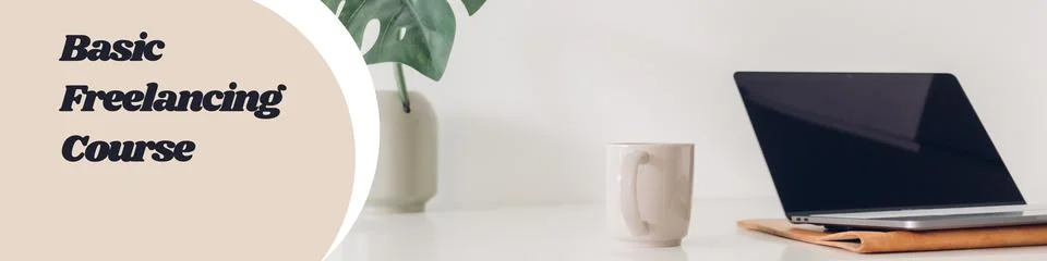 Basic Freelancing Course LinkedIn Cover Photo Illustrazione stock