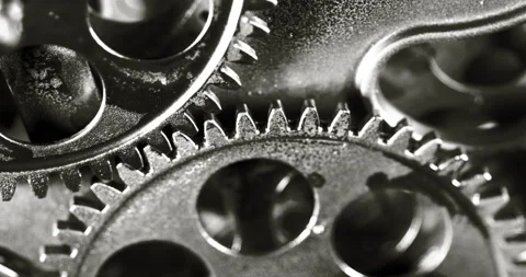 Basic Gear Mechanisms Stock Footage 145619526