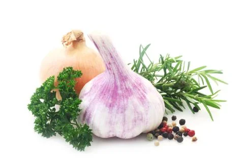 Basic Herbs And Spices Stock Photos