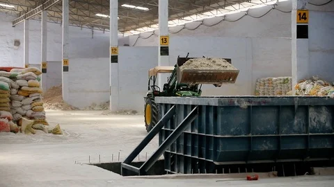 The basic ingredients that go into a finished tile are clays, sands and Stock Footage 95784140