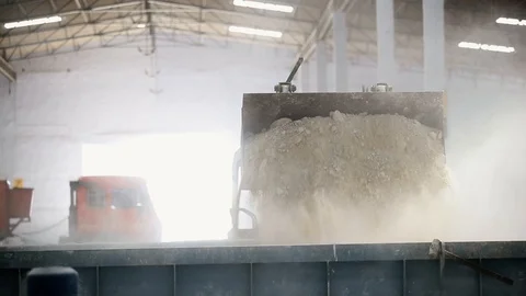 The basic ingredients that go into a finished tile are clays, sands and Stock Footage 95784144