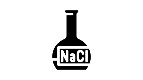 Basic inorganics glyph icon animation 스톡 동영상 227275080