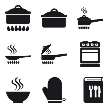 Basic Kitchen Utensils 03 스톡 일러스트