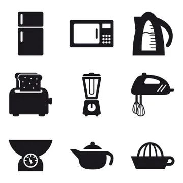 Basic Kitchen Utensils 06 스톡 일러스트