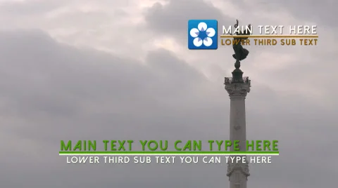 Basic Line Lower Third Pack Stock After Effects