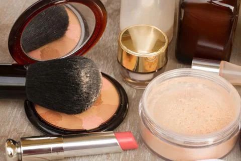 Basic make-up 스톡 사진