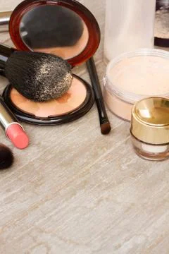 Basic make-up 스톡 사진