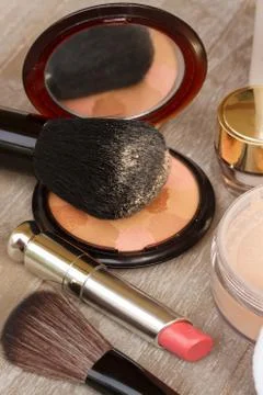 Basic make-up 스톡 사진