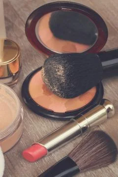 Basic make up 스톡 사진