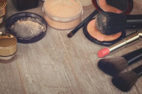 Basic make up 스톡 사진