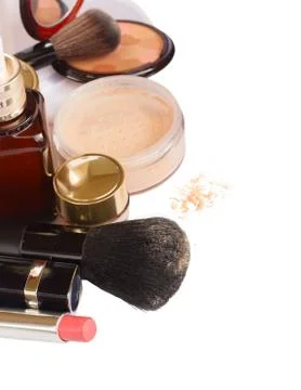 Basic make-up products. 写真素材