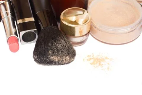 Basic make-up products Stock Photos