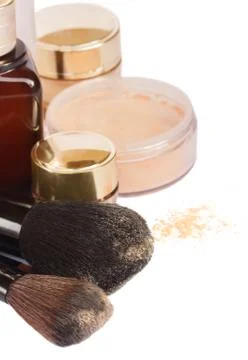 Basic make-up products 写真素材