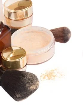 Basic make-up products Stock Photos
