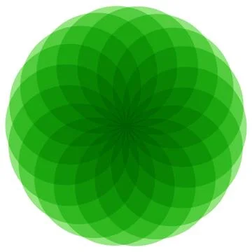 Basic mandala-like element. Stock-Illustration