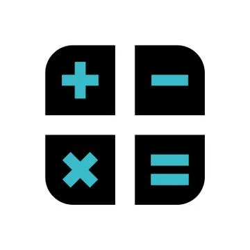 Basic math operations 스톡 일러스트