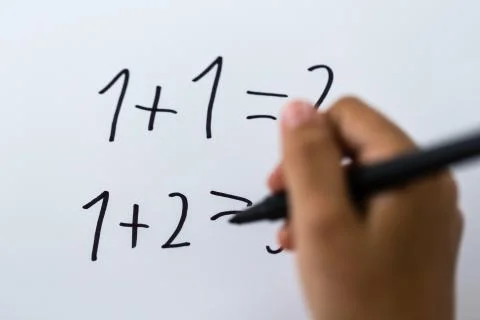 Basic math Stock Photos