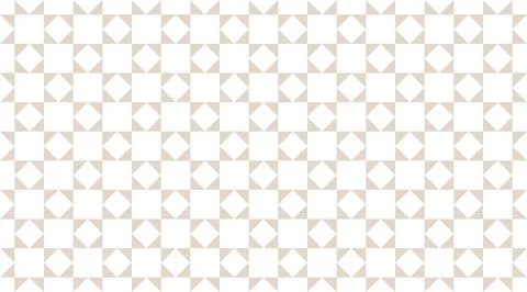 Basic neutral tile seamless geometric vector pattern featuring a mosaic of .. Stock Illustration