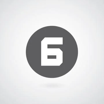 Basic number Illustrazione stock