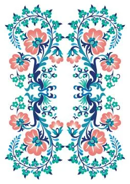 The basic pattern blue Stock Illustration