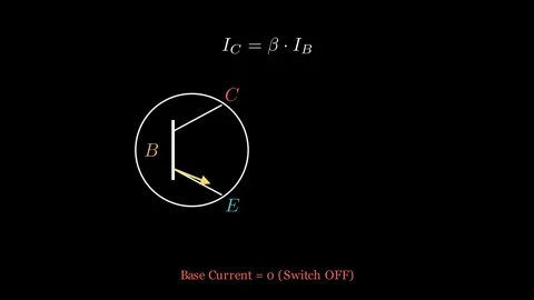 Basic principles of transistors Stock Footage 333892696