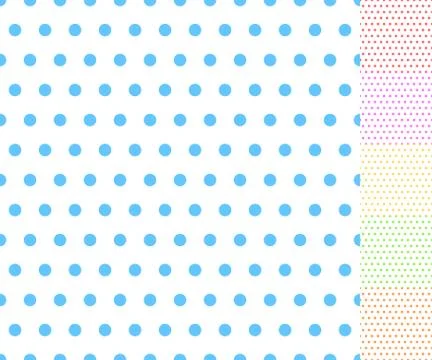 Basic repeatable white plus one color pattern. Simple geometric pattern for b Stock Illustration