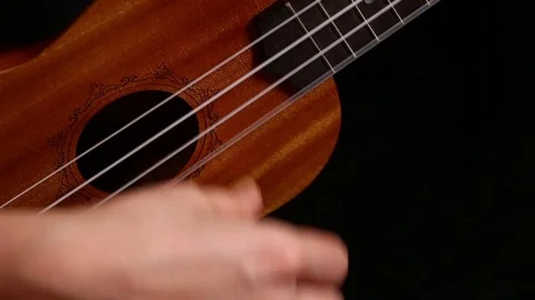 Basic Samba stroke on Ukulele Stock Footage 71753433