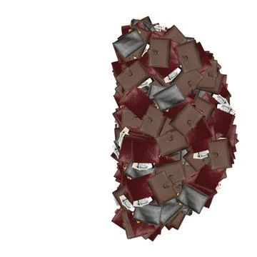 Basic shapes fonts with wallets inside dollars. Stock-Illustration