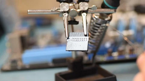 Basic soldering Stock Footage 108231061