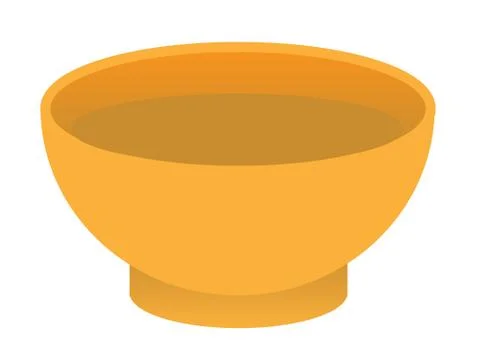Basic Soup Bowl Stock Illustration