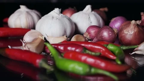 Basic Spices 4K Stock Footage 135630838