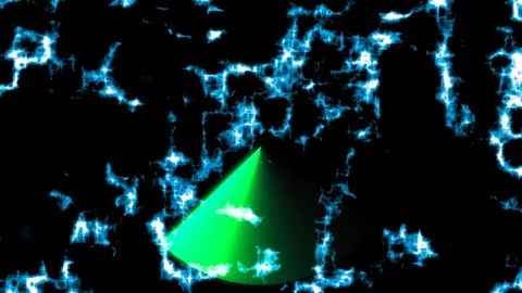 Basic Swap Radar of Blue Cosmic Energy Motion Background Perfect Seamless Loo Stock Footage 112594176
