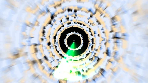 Basic Swap Radar of Seamless Cosmic Power Perfect Loop Stock Footage 127666597